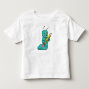 Caterpillar with Pencil Toddler T-Shirt