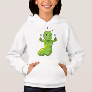 Caterpillar with Spoon & Fork
