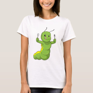Caterpillar with Spoon & Fork T-Shirt