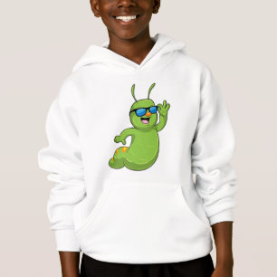 Caterpillar with Sunglasses