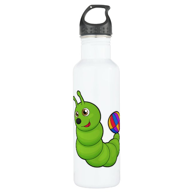 Caterpillar with Water polo 710 Ml Water Bottle (Front)