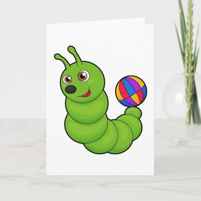 Caterpillar with Water polo Card (Front)