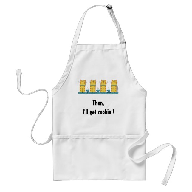 CATfeine Break Standard Apron (Front)