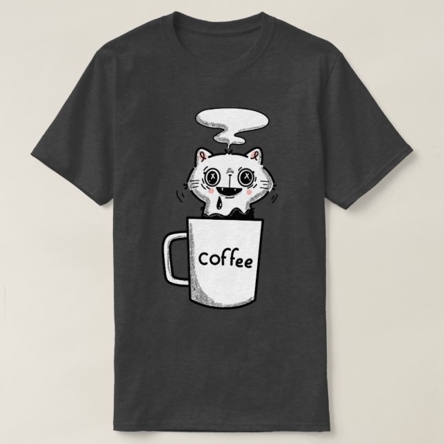 Catffenated T-Shirt (Design Front)