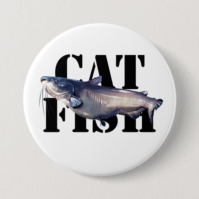 Catfish 7.5 Cm Round Badge (Front)