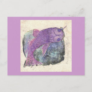 catfish are jumpin postcard
