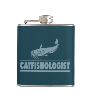 Catfish Fisherman Hip Flask