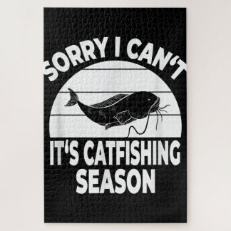 Catfish Fishing Flathead I Cant Its Catfishing Jigsaw Puzzle