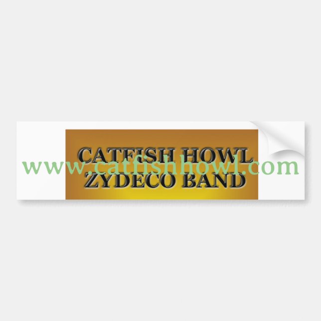 Catfish-Howl Bumper Sticker (Front)