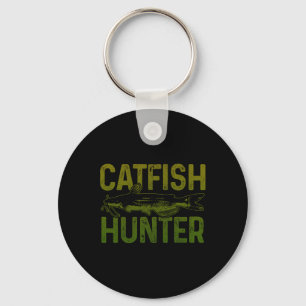 Catfish Hunter Catfish Fishing Gift Key Ring