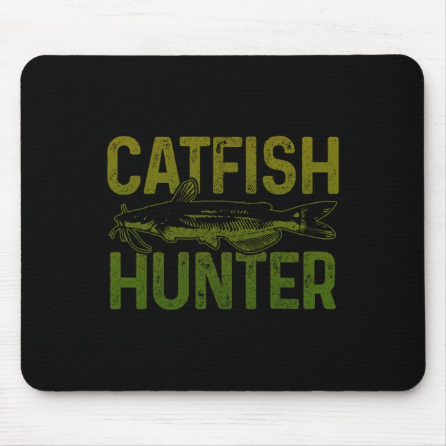 Catfish Hunter Catfish Fishing Gift  Mouse Pad (Front)