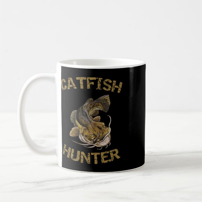 Catfish Hunter Catfish For Catfish Fisherman  Coffee Mug (Left)