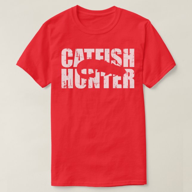 Catfish Hunter fishing T-Shirt (Design Front)