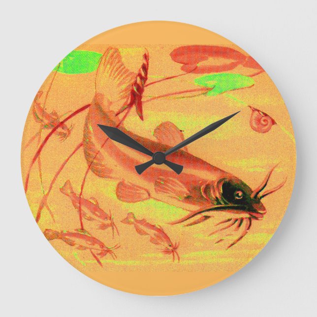 catfish large clock (Front)