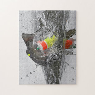 Catfish Takes The Bait Photographic Art Jigsaw Puzzle