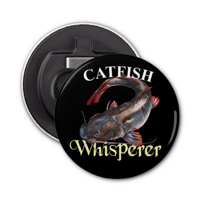 Catfish Whisperer Dark Bottle Opener (Front)