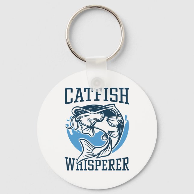 Catfish Whisperer Key Ring (Front)