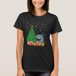 Catfish Xmas Tree Lighting Santa Hat Catfish Chris T-Shirt