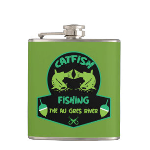 Catfishing Au Gres Hip Flask