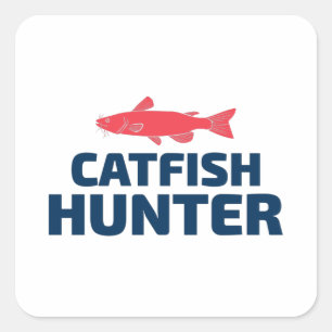Catfishing Catfish Fishing Fisherman Fish  Square Sticker