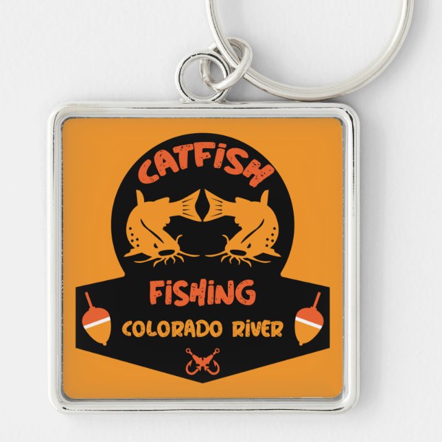 Catfishing Colorado River Key Ring (Front)