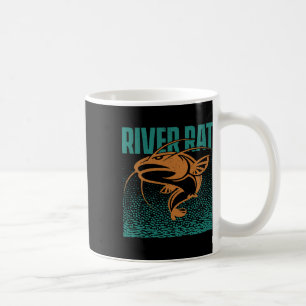 Catfishing Freshwater River Rat - Catfish Fishing Coffee Mug