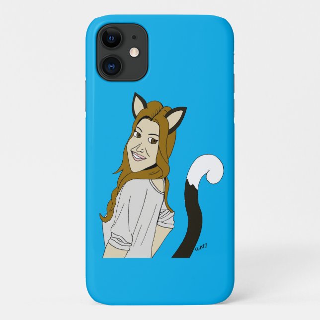catgirl  Case-Mate iPhone case (Back)