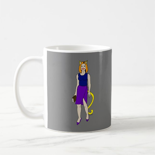 catgirl coffee mug (Left)