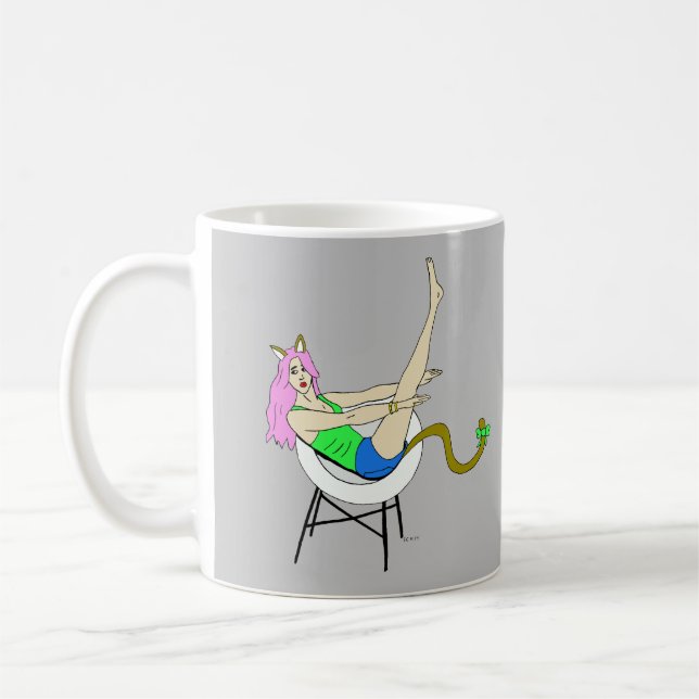 catgirl coffee mug (Left)