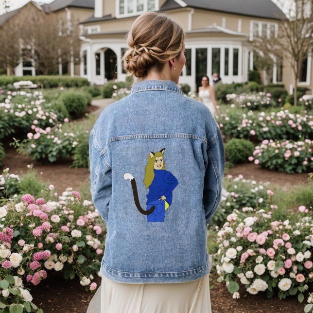catgirl   denim jacket (Wedding Back)