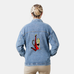 catgirl  denim jacket