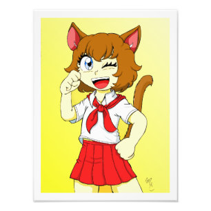 Catgirl Diana Poster