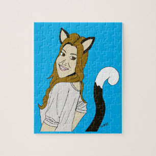 catgirl jigsaw puzzle