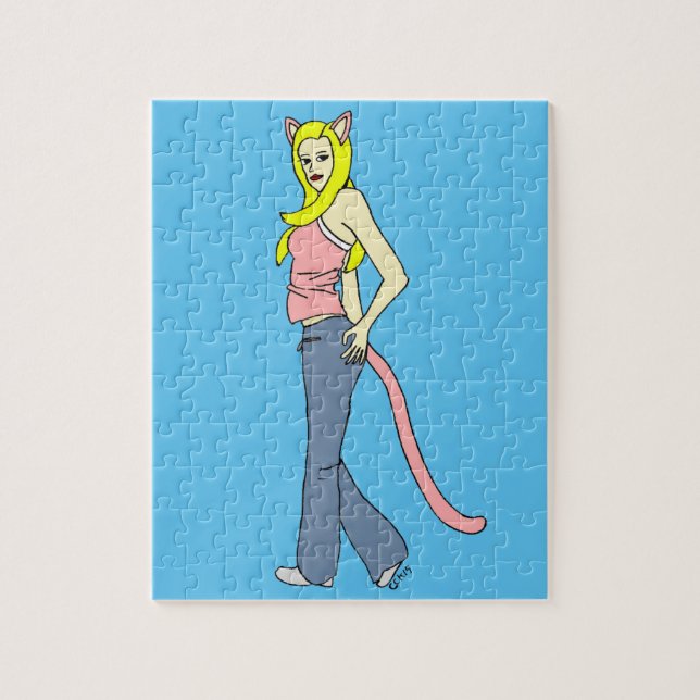 catgirl   jigsaw puzzle (Vertical)