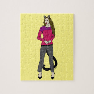 catgirl  jigsaw puzzle
