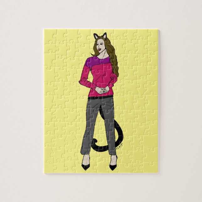catgirl  jigsaw puzzle (Vertical)