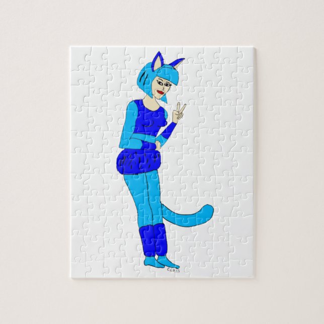 catgirl  jigsaw puzzle (Vertical)