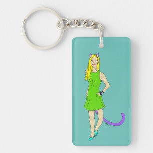 catgirl   keychain