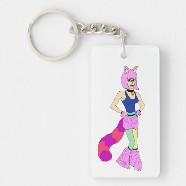 catgirl keychain (Front)