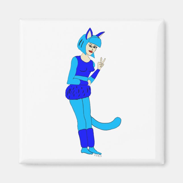 catgirl     magnet (Front)