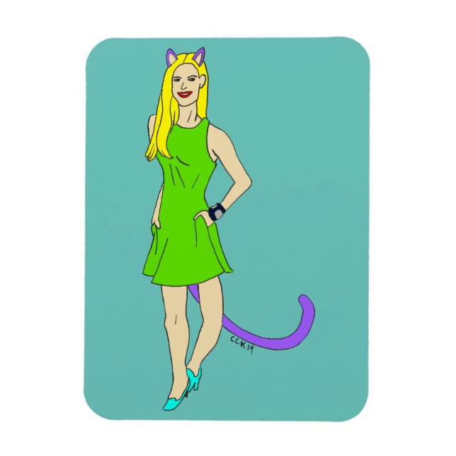 catgirl  magnet (Vertical)