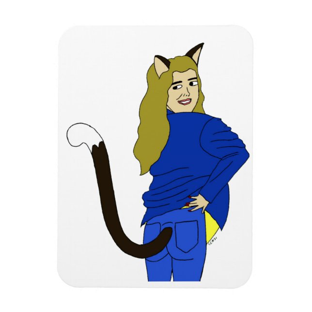 catgirl      magnet (Vertical)