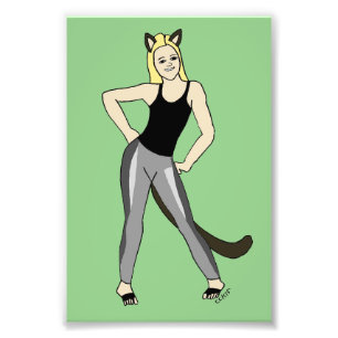 catgirl photo print