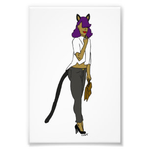 catgirl  photo print
