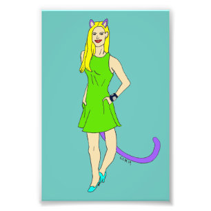 catgirl photo print