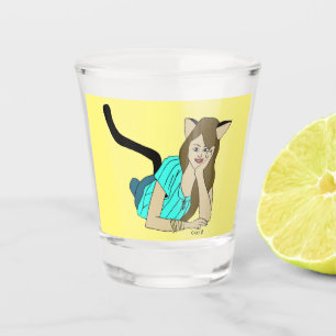 catgirl shot glass