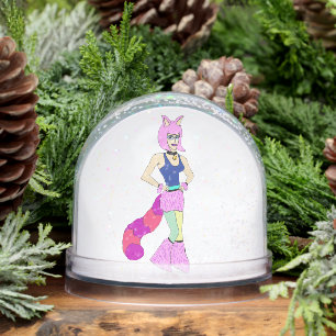 catgirl  snowglobe