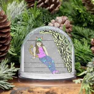catgirl snowglobe