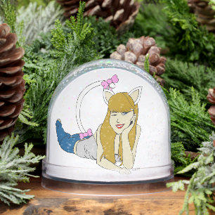 catgirl   snowglobe