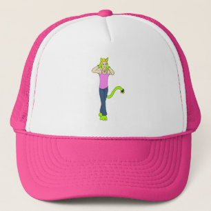 catgirl trucker hat